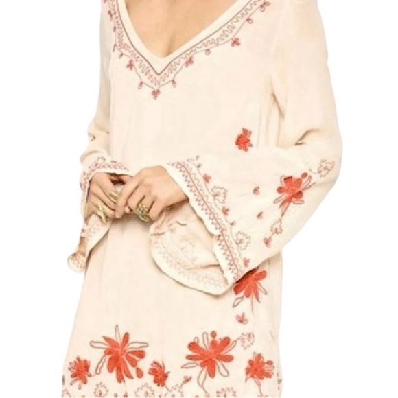 🩵RARE🩵Free people Skyfall long sleeve dress - Picture 3 of 11